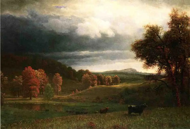 Autumn Landscape, The Catskills - Albert Bierstadt