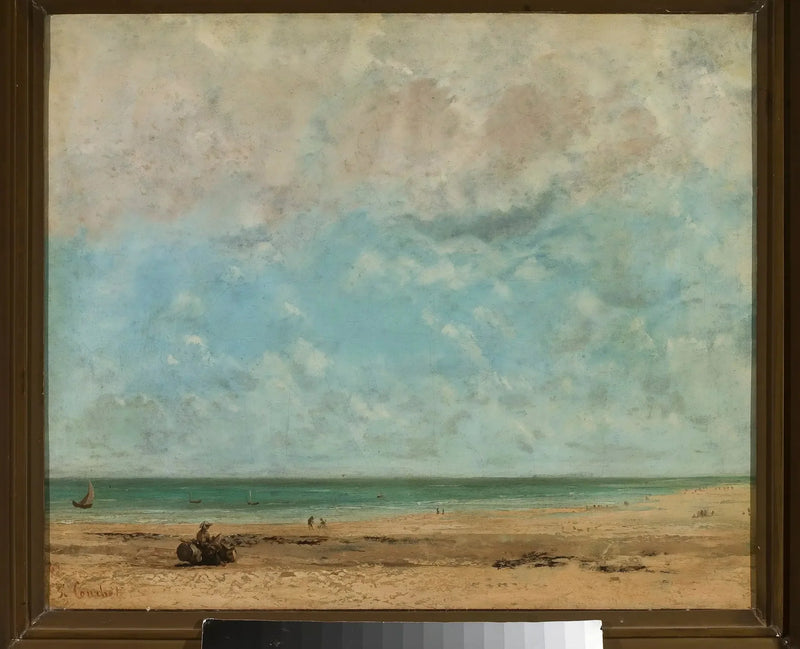 Seaside Landscape - Gustave Courbet