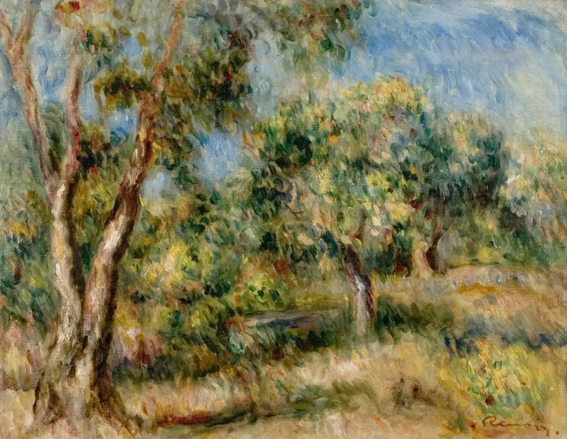 Landscape of Cagnes - Pierre-Auguste Renoir