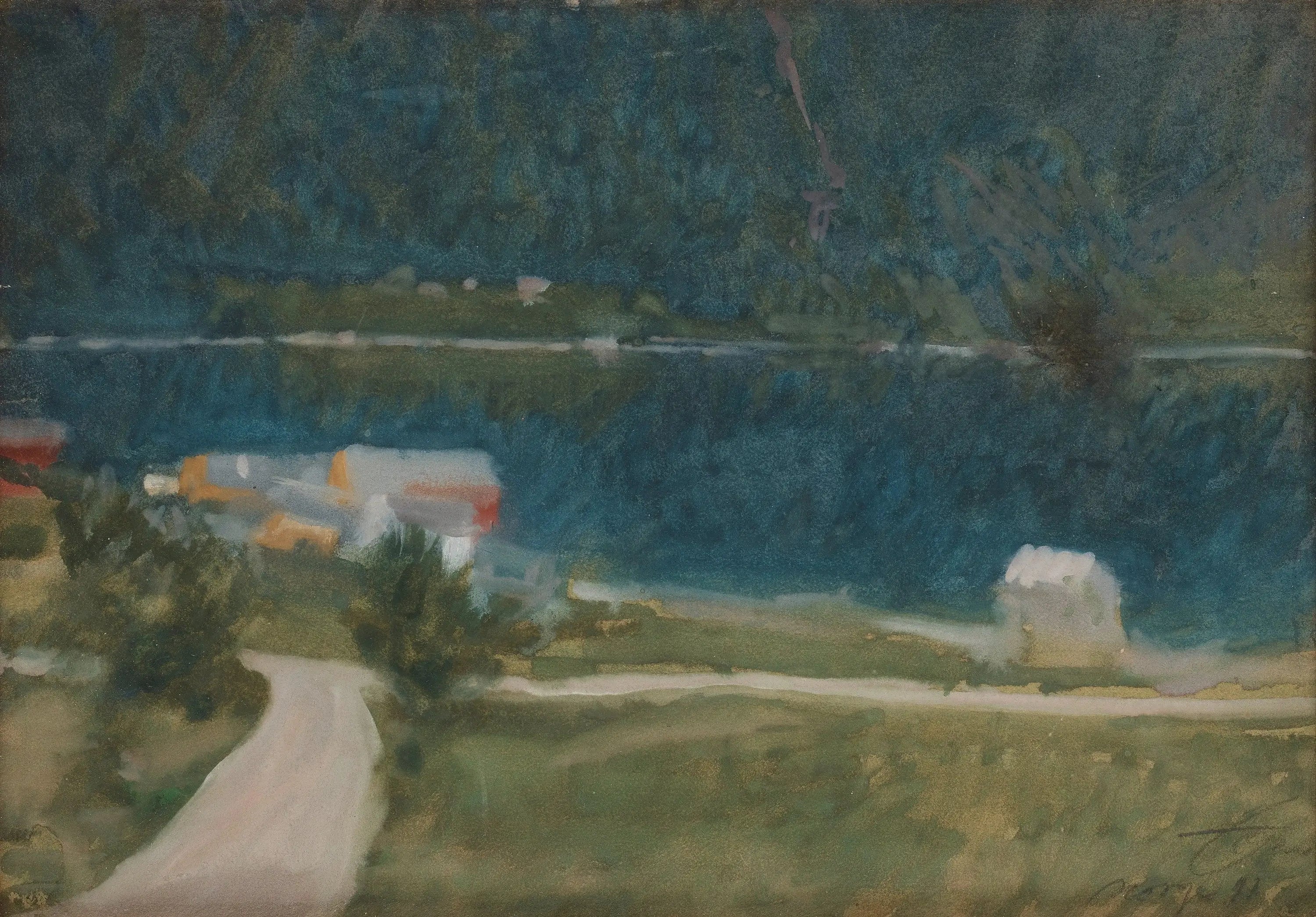 Paysage de fjord - Anders Zorn - Alpha Reproduction