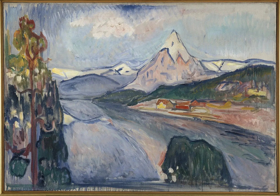 Fjord Landscape. Sketch for "The Return of the Dead" by Henrik Ibsen - Edvard Munch