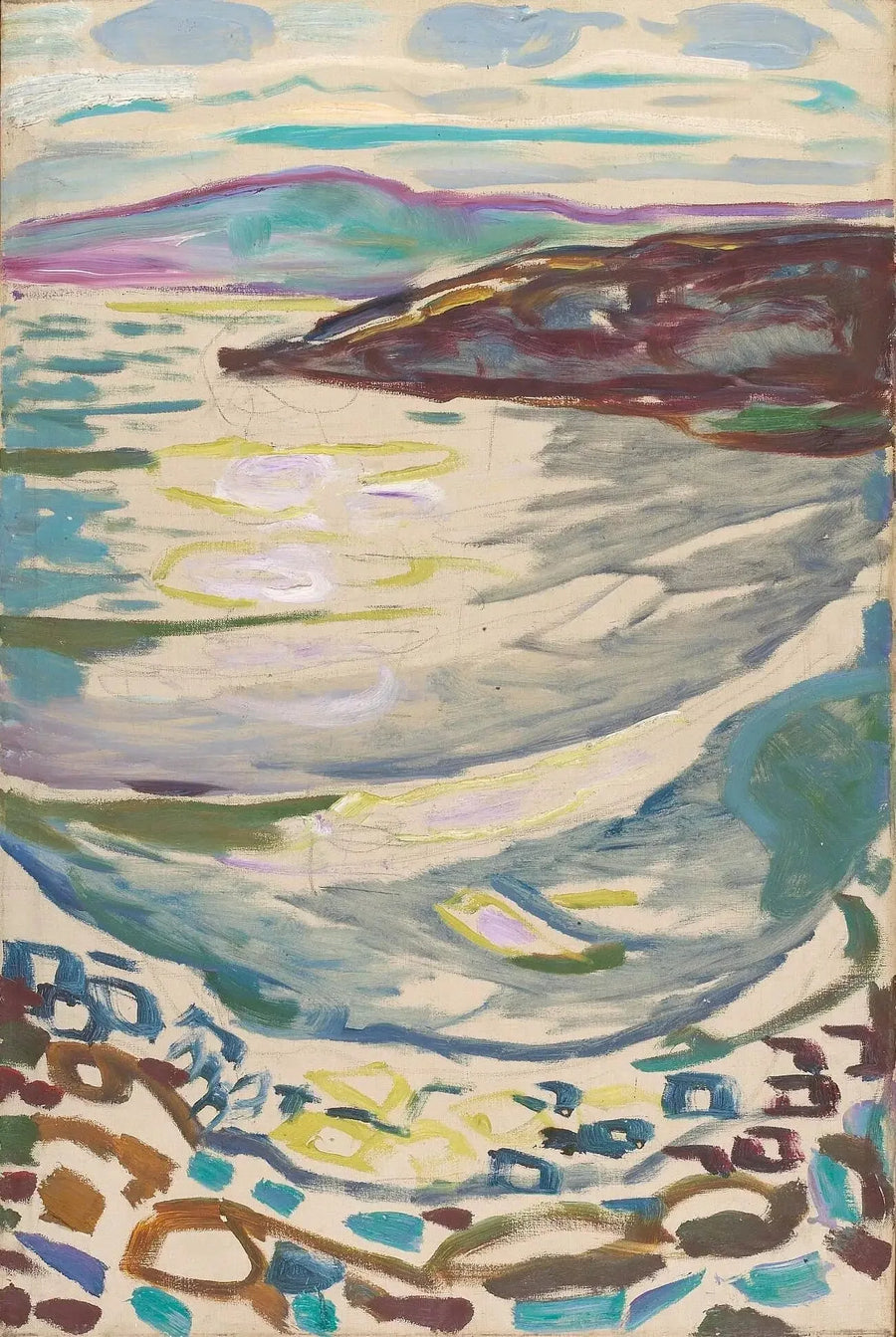 Landscape of Hvitsten - Edvard Munch