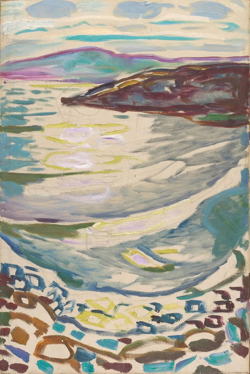 Landscape of Hvitsten - Edvard Munch