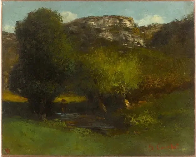 Jura Landscape - Gustave Courbet