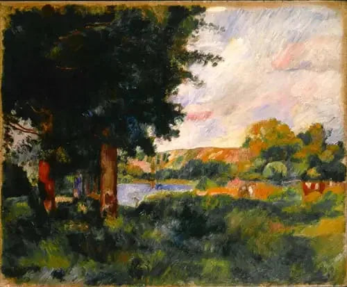 Landscape of Île-de-France - Pierre-Auguste Renoir