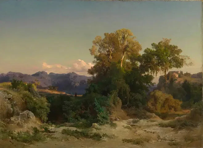 Roman countryside landscape - Arnold Böcklin