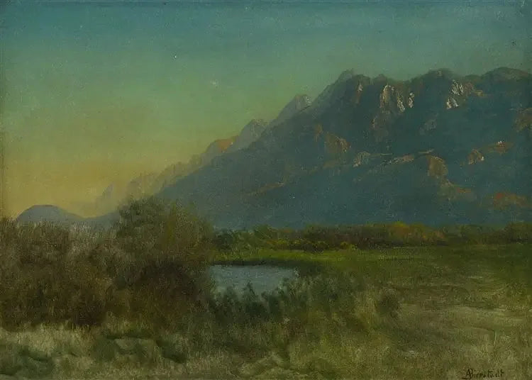 Mountain Landscape - Albert Bierstadt