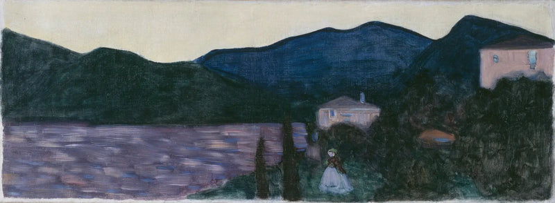 Mountain Landscape with Lake - Vassily Kandinsky