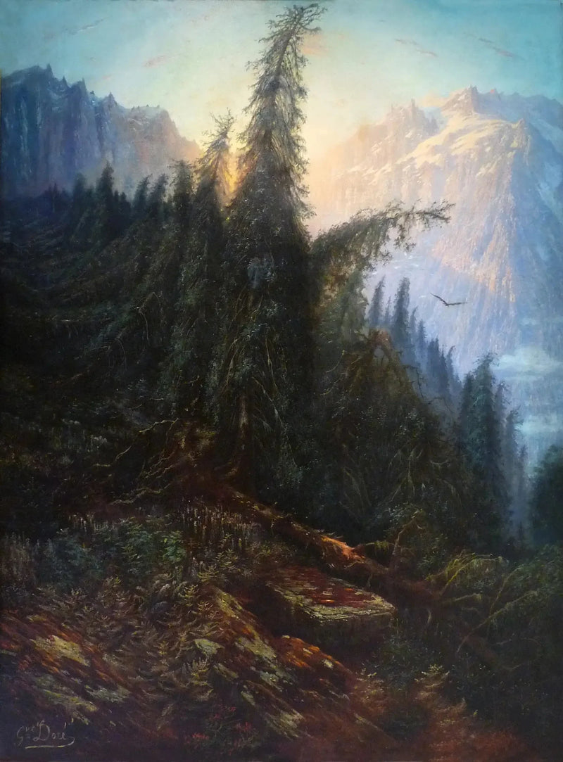 Mountain Landscape - Gustave Doré