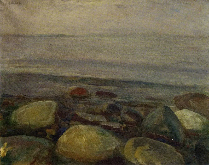 Beach Landscape at Åsgårdstrand - Edvard Munch