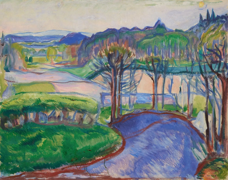 Spring Landscape - Edvard Munch