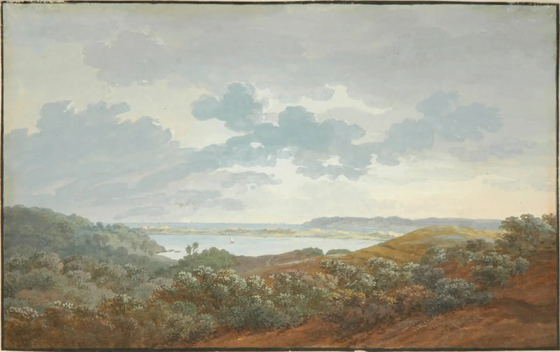 Rügen Landscape with Bay - Caspar David Friedrich