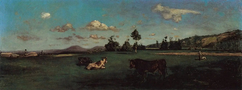 Landscape of Saint-Sauveur - Frédéric Bazille