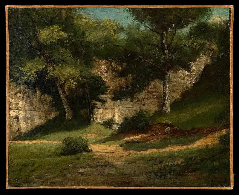Saintonge Landscape - Gustave Courbet