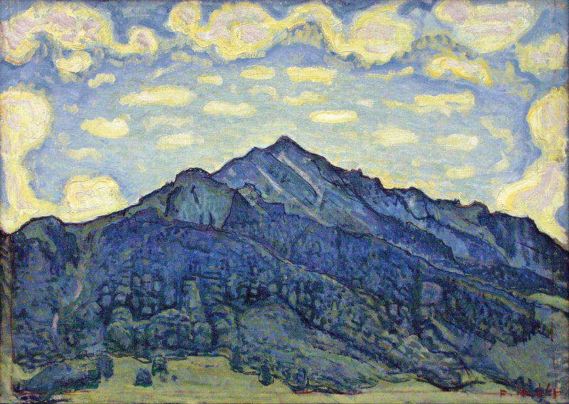 Swiss Alps Landscape - Ferdinand Hodler