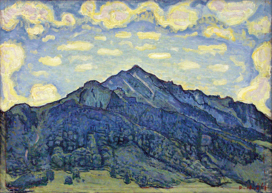 Swiss Alps Landscape - Ferdinand Hodler
