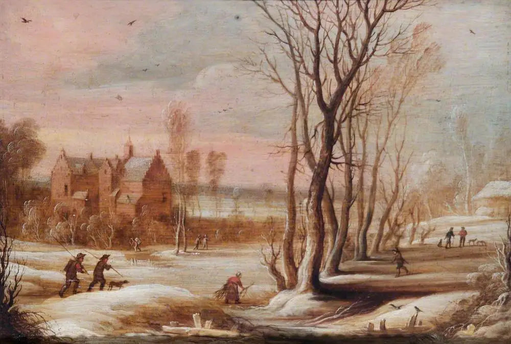 Paysage d’hiver - David Teniers le Jeune - Alpha Reproduction