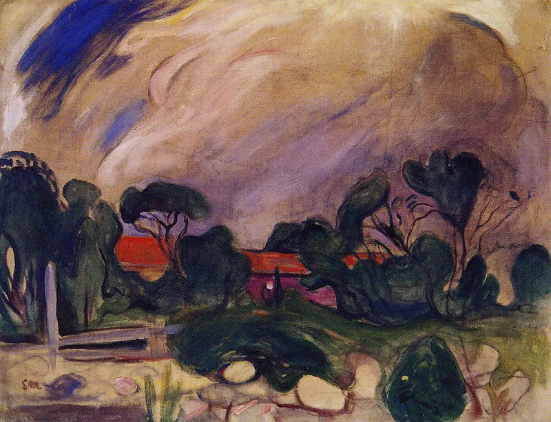 Storm Landscape - Edvard Munch