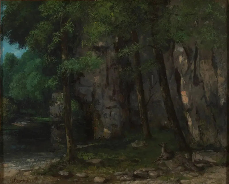 Jura Landscape - Gustave Courbet