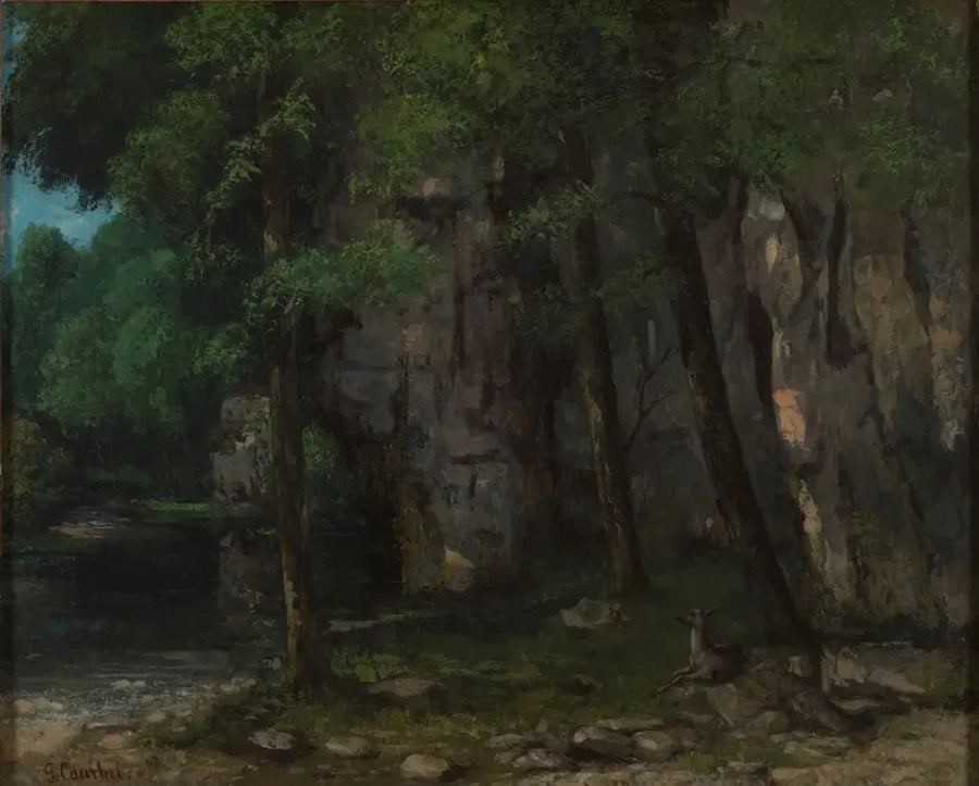 Jura Landscape - Gustave Courbet