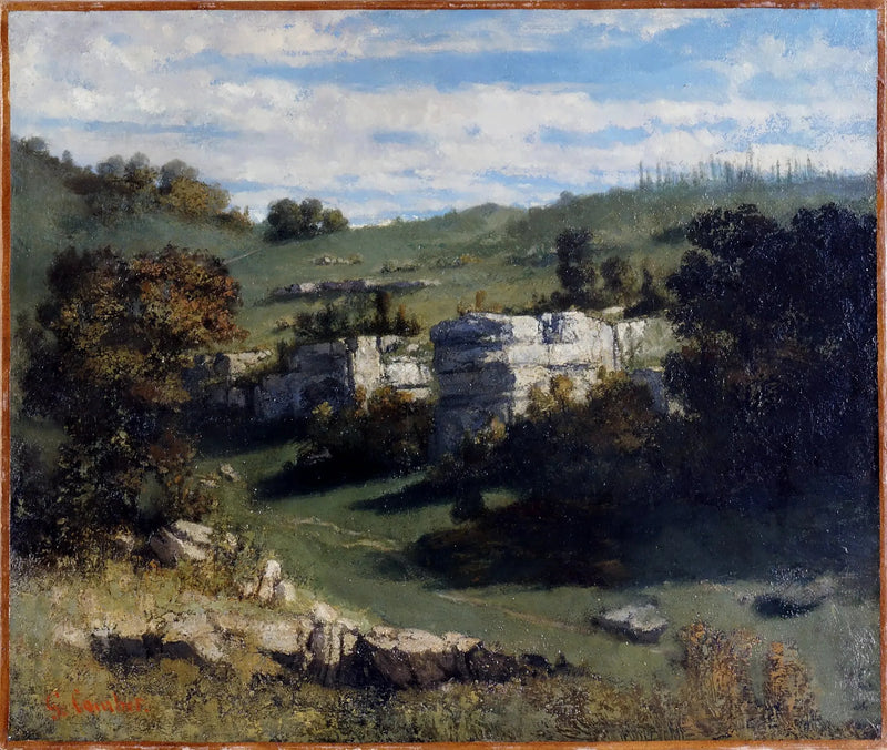 Jura Landscape - Gustave Courbet