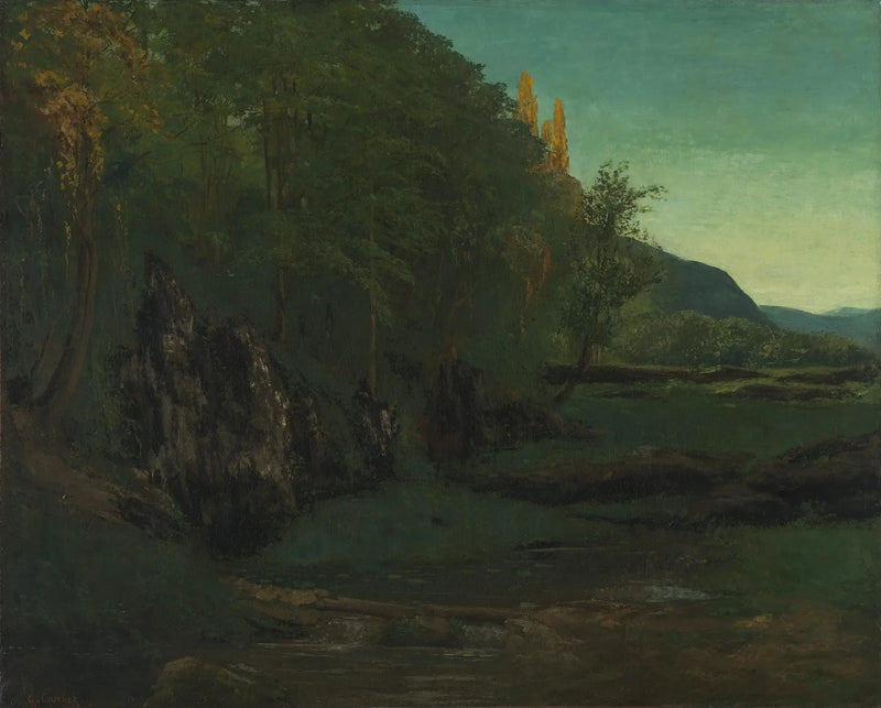 Jura Landscape - Gustave Courbet