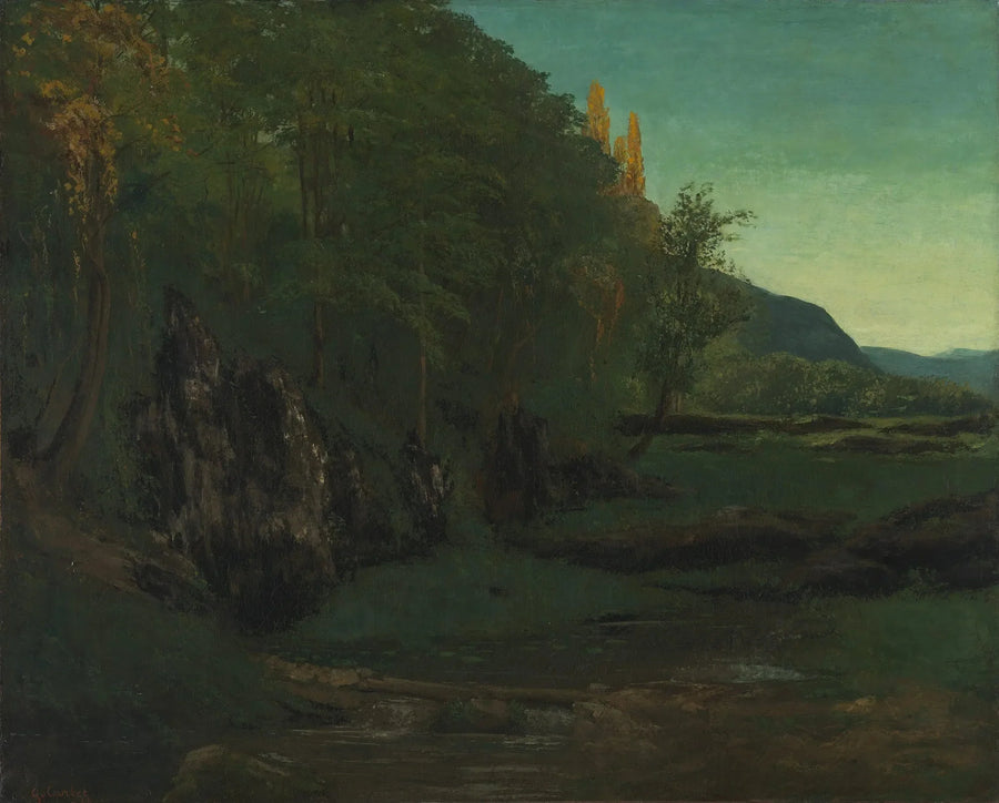 Jura Landscape - Gustave Courbet
