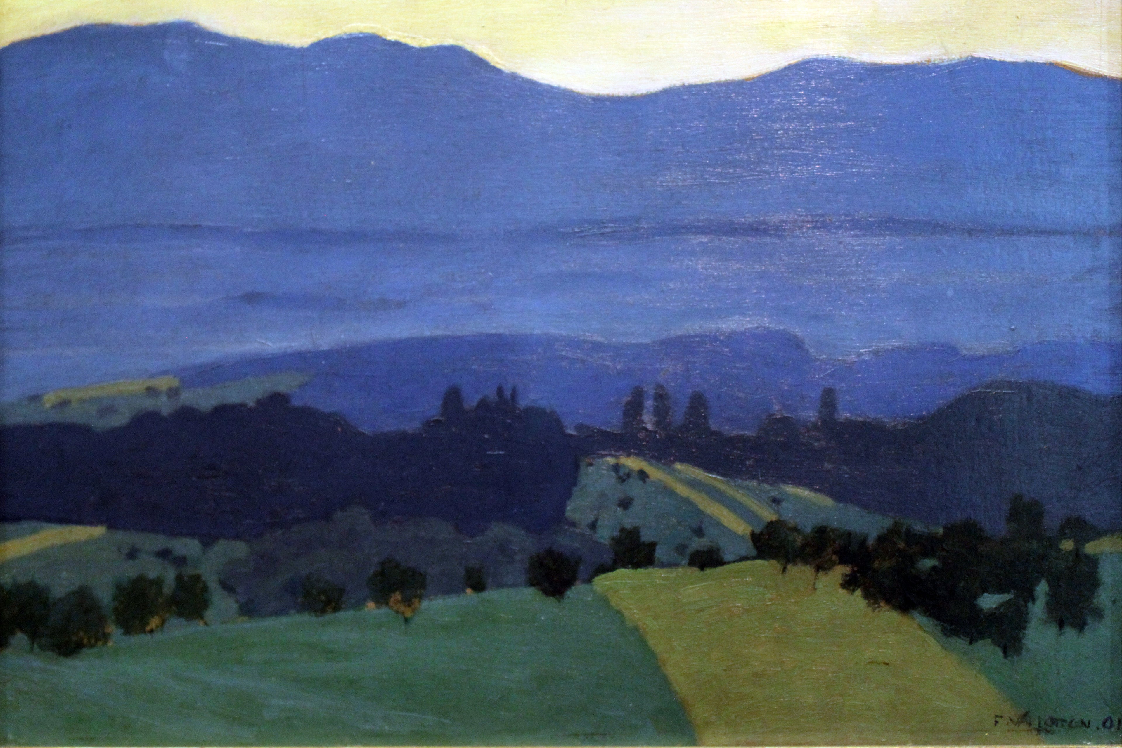 Jura Landscape near Romanel - Félix Vallotton