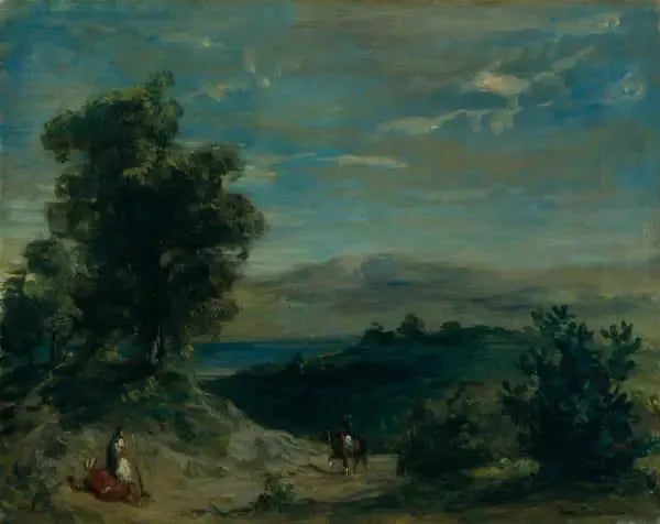Landscape of Morocco - Eugène Delacroix