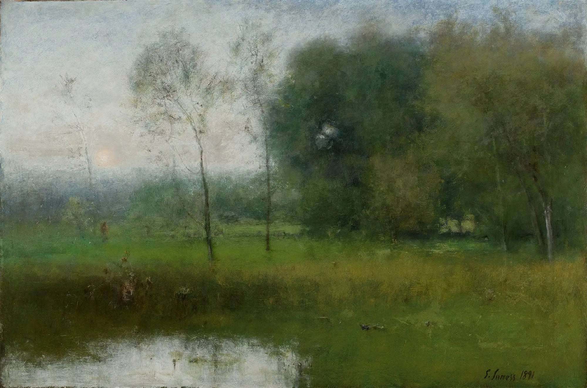 Paysage du New Jersey - George Inness - Alpha Reproduction