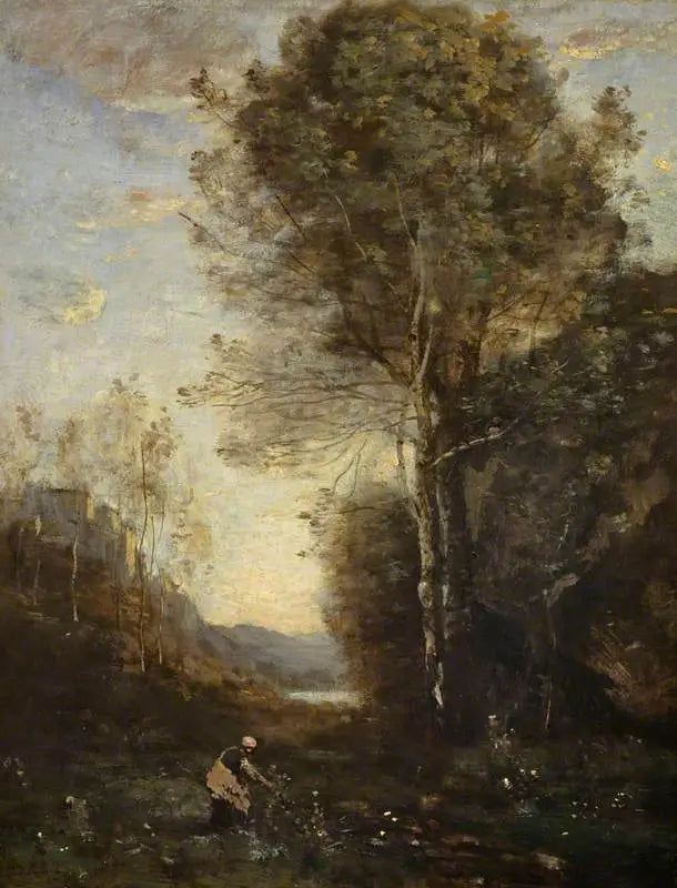 Evening Landscape - Jean-Baptiste Camille Corot
