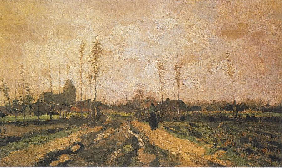 Landscape with Church and Houses - Vincent van Gogh