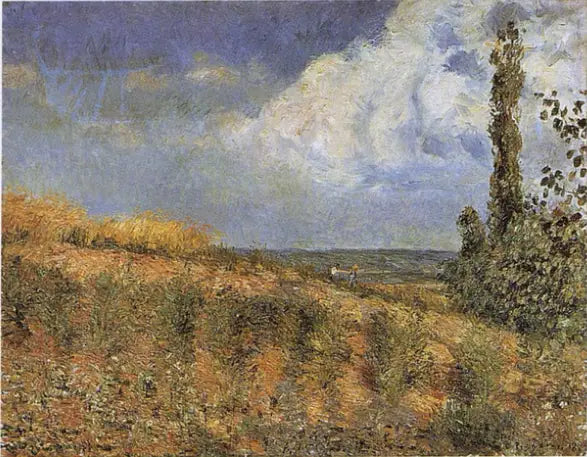 Landscape, surroundings of Pontoise - Camille Pissarro
