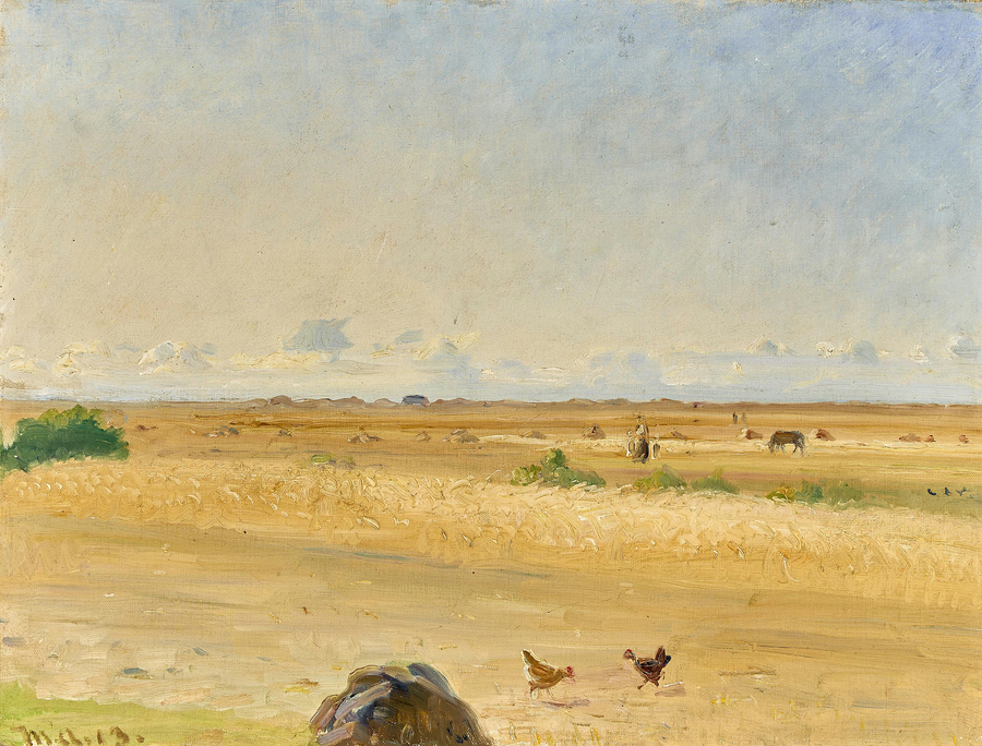 Danish summer landscape south of Skagen. -Michael Peter Ancher
