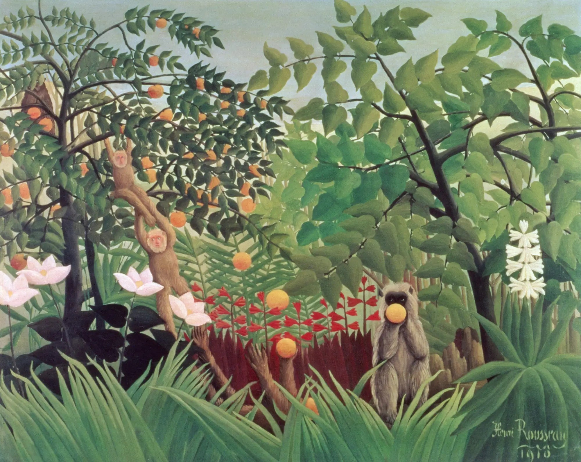 Paysage exotique - Henri Rousseau - Alpha Reproduction