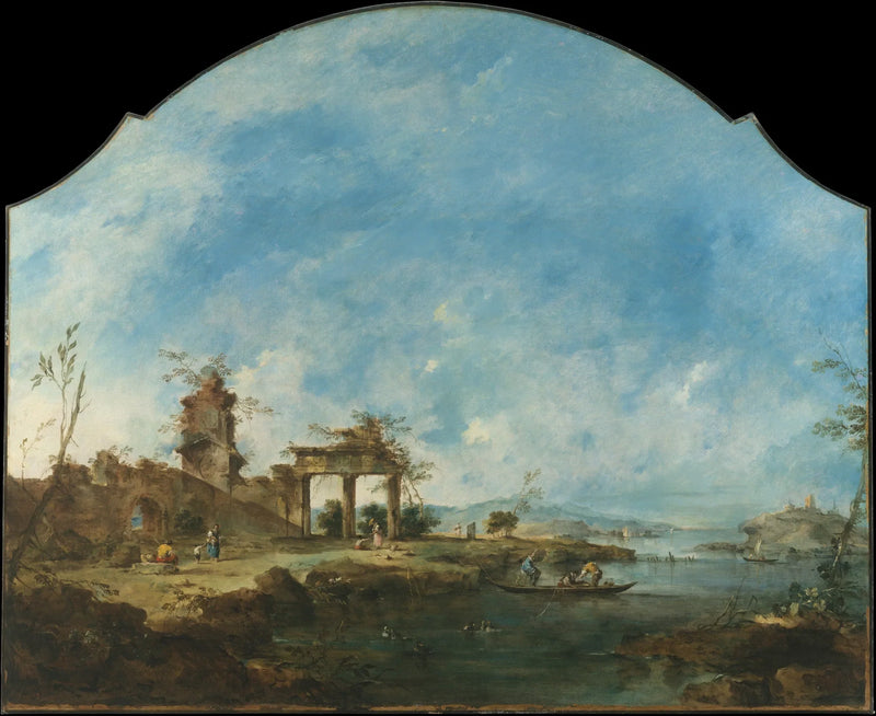 Fantastic Landscape - Francesco Guardi