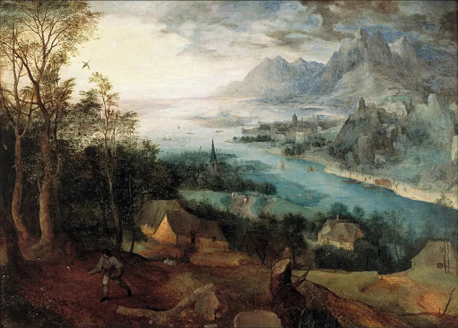 River landscape with the Sower's Parabola - Pieter Brueghel the Elder