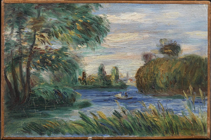 River Landscape - Pierre-Auguste Renoir