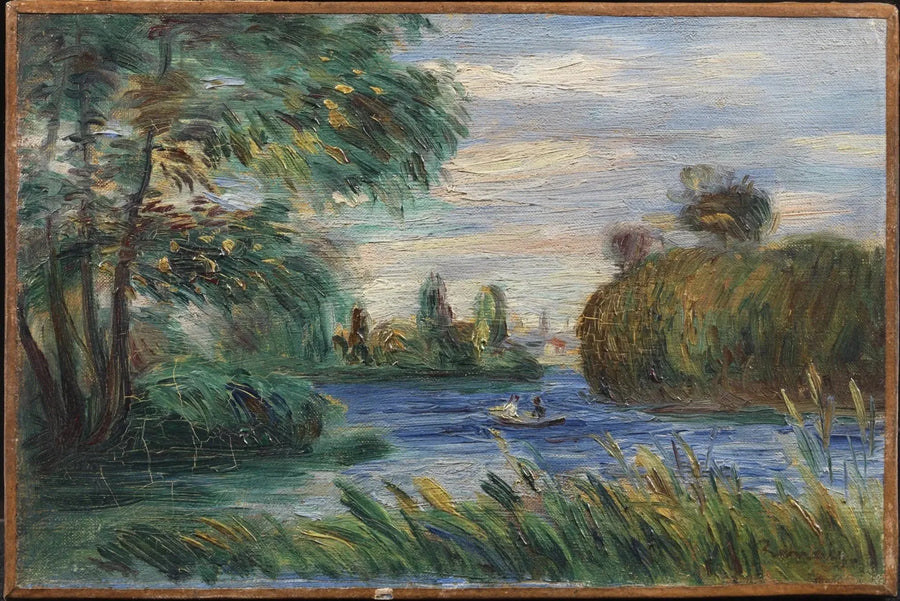 River Landscape - Pierre-Auguste Renoir