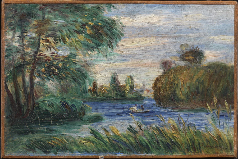 River Landscape - Pierre-Auguste Renoir