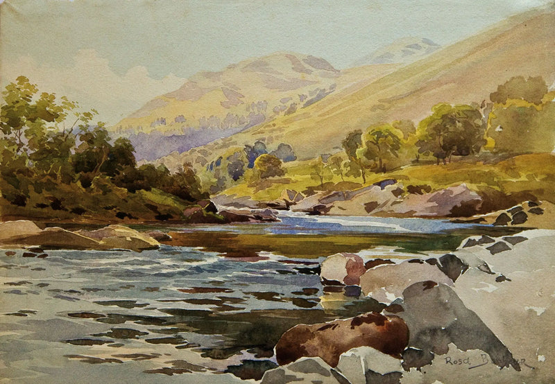 River landscape - Rosa Bonheur