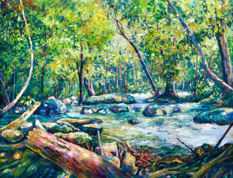 Forest landscape | 50 x 40 cm