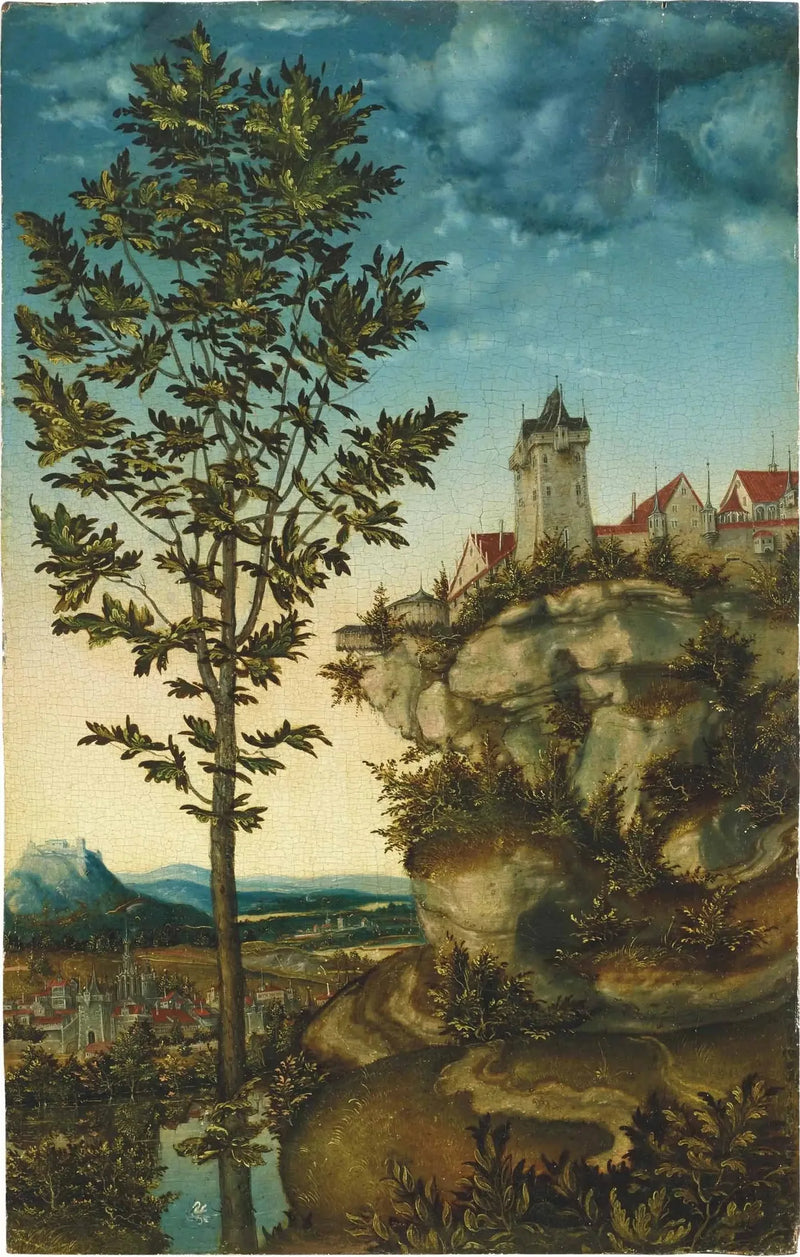 Landscape (fragment) - Lucas Cranach the Elder
