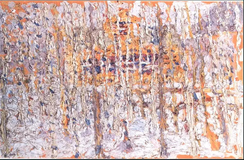 Winter landscape with young house - Kazimir Malevich