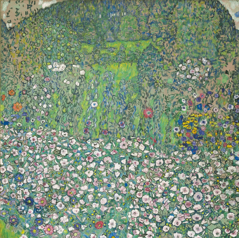 Horticultural Landscape with a Hilltop - Gustav Klimt