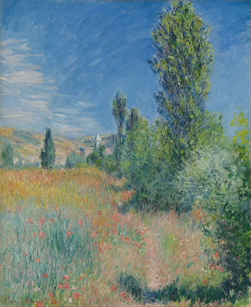 Landscape on Saint-Martin Island W679 - Claude Monet