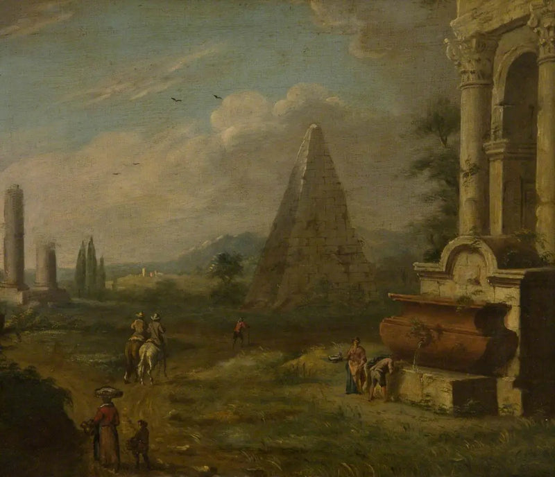 Italian Landscape - Giovanni Paolo Panini