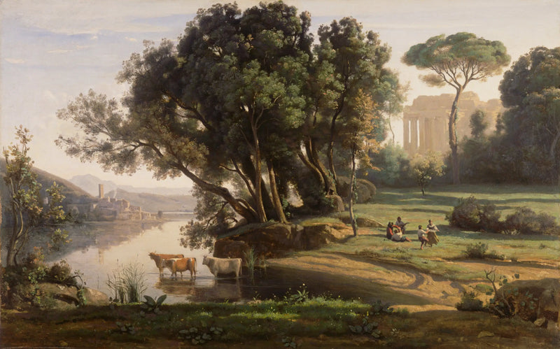Italian Landscape - Jean-Baptiste Camille Corot