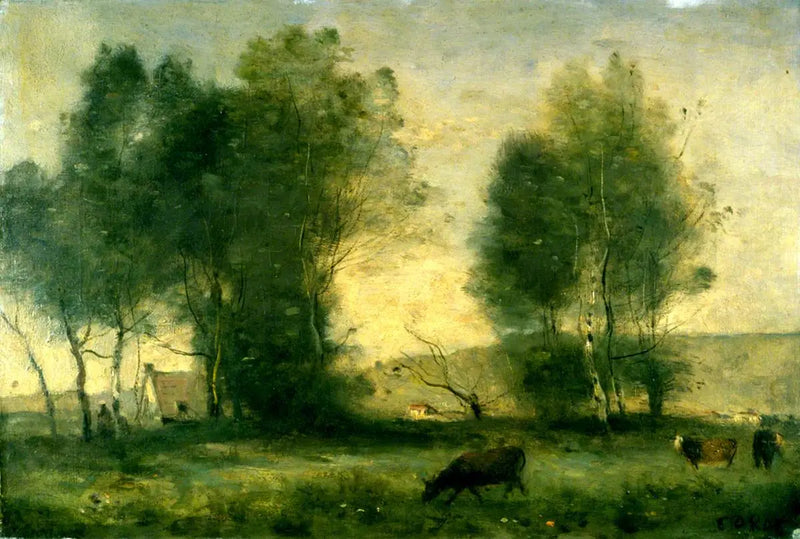 Landscape - Jean-Baptiste Camille Corot