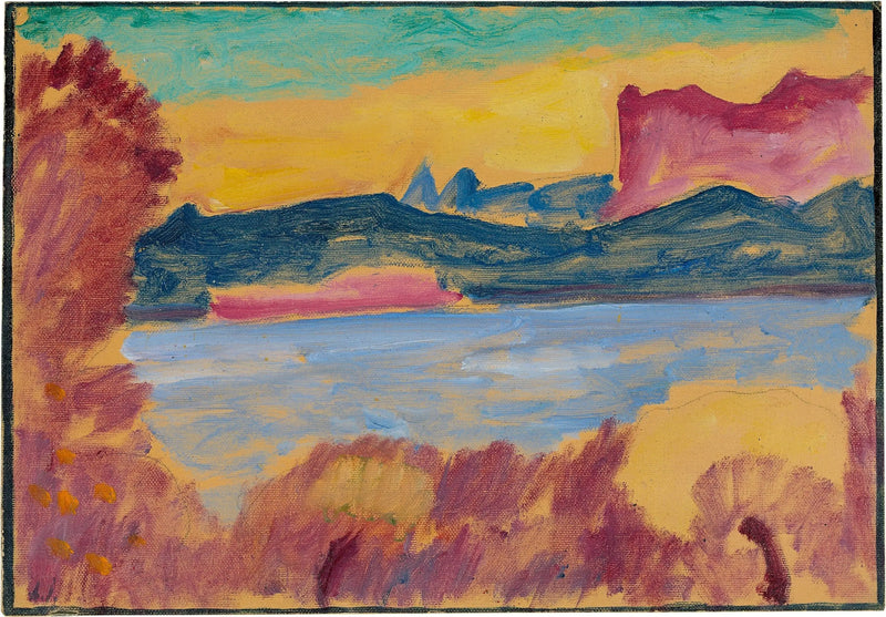 Landscape, Lake Geneva - Alexej von Jawlensky